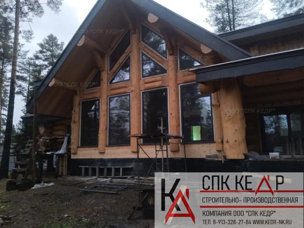 Дом из кедра,   рубка срубов — фото 2